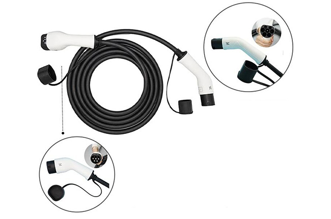 Premium EV charging cable for your electric car with type 2 socket