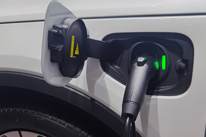CCS2 EV fast charging socket vehicle inlet