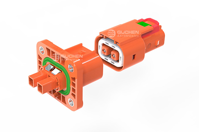 30A 2-Pin High Voltage Plastic Connector
