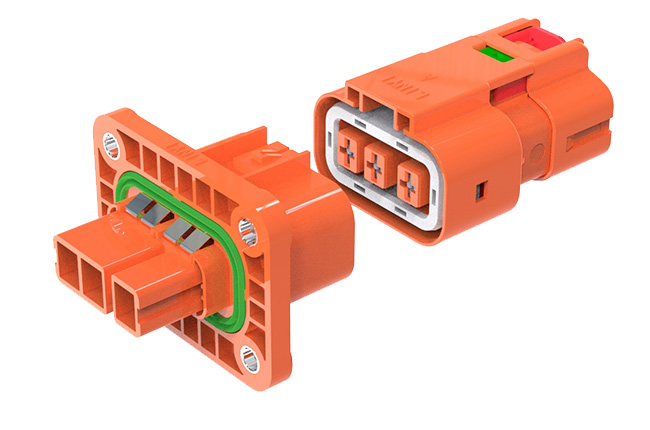 3-position High Voltage Power Connector
