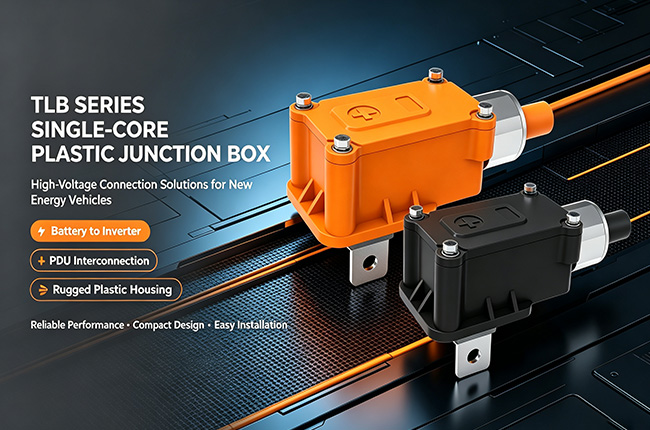 300A EV Battery Single-Core Plastic Junction Box