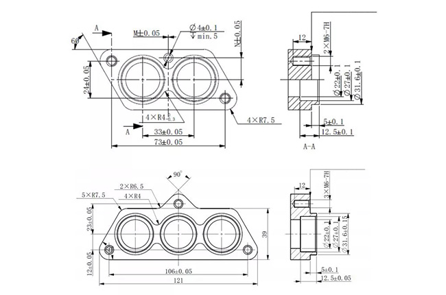 high voltage metal connector for electric vehicle