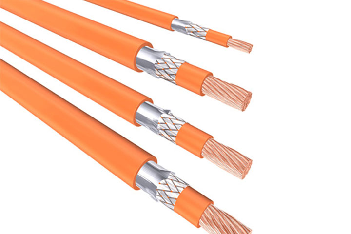 shielded silicone rubber high voltage EV cable