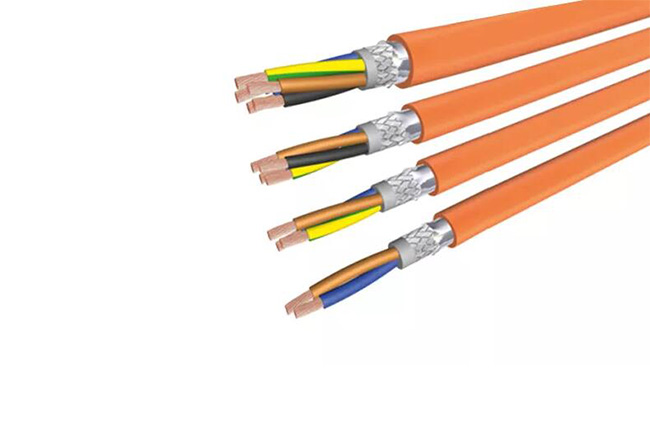Shielded XLPE HV multi-core cable