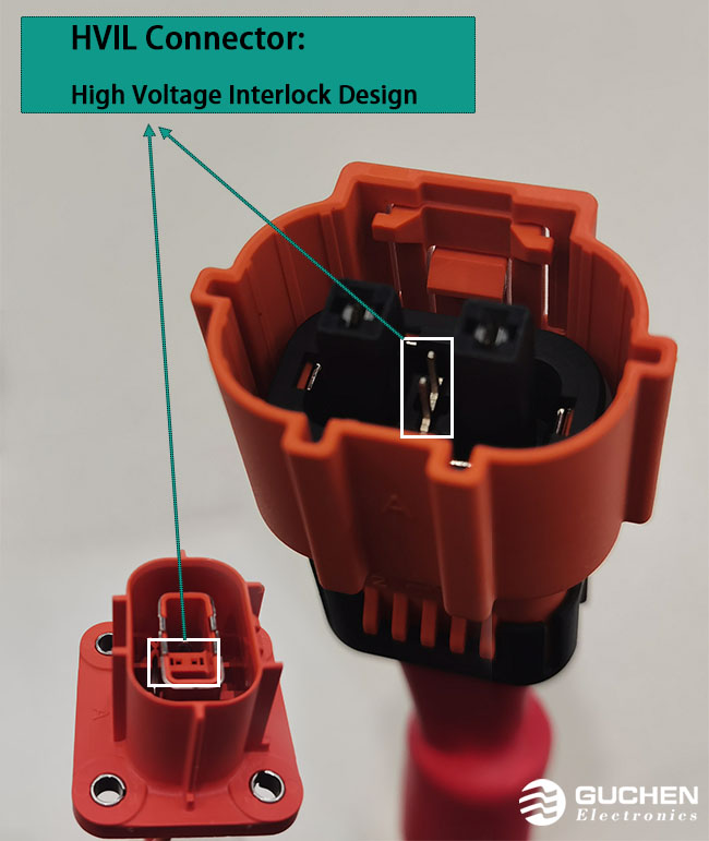 high voltage interlock connector design