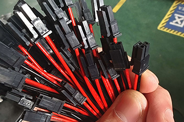 HVIL wiring in metal connectors